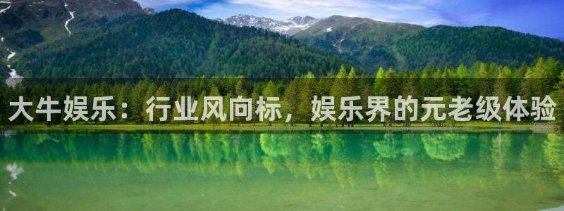 壹号平台下载：大牛娱乐：行业风向标，娱乐界的元老级体验